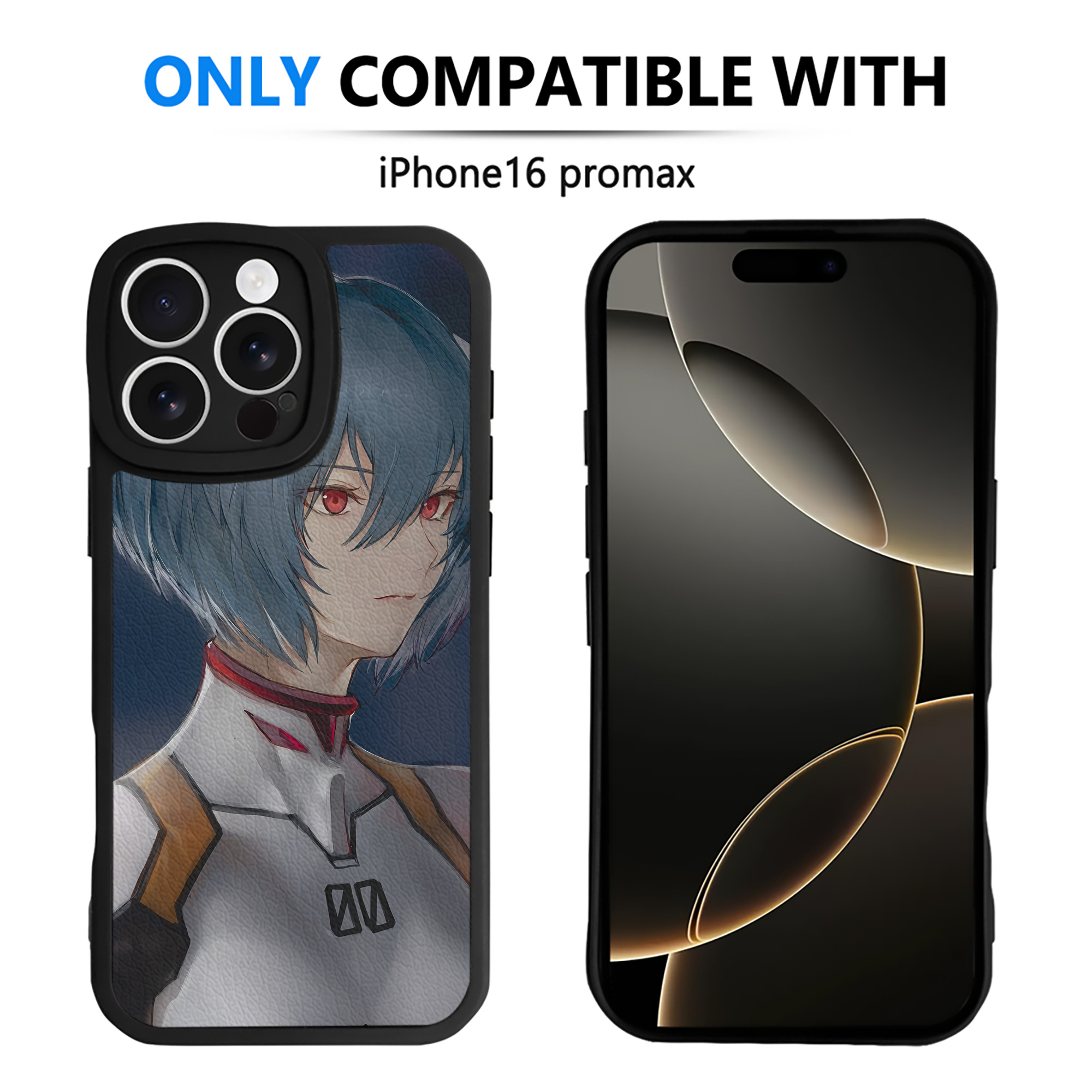 （画像用） EVA 新世紀エヴァンゲリオン 【iPhone 16シリーズ対応】シリコンスマホケース（レザー調） 材質：シリコン